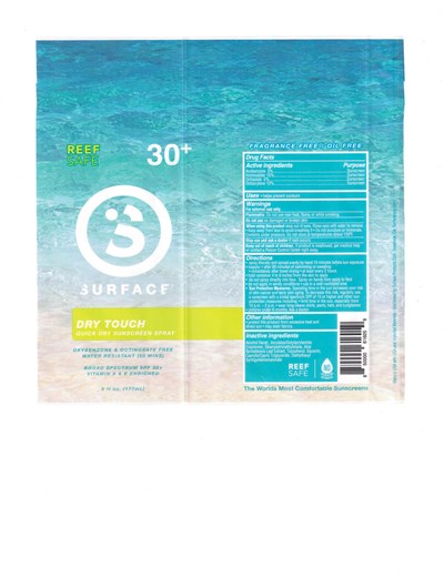 Surface Sun Dry Touch Spf 30 Sunscreen (Surface Sun Dry Touch Spf 30 Spray)